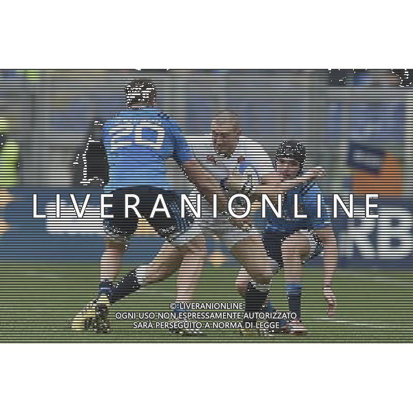 RBS 6 Nazioni Rugby 2016 2 giornata - Italia vs Inghilterra - Roma - 14.02.2016 - Stadio Olimpico - nella foto: Mike Brown / Ph. Corradetti - Ag. Aldo Liverani sas