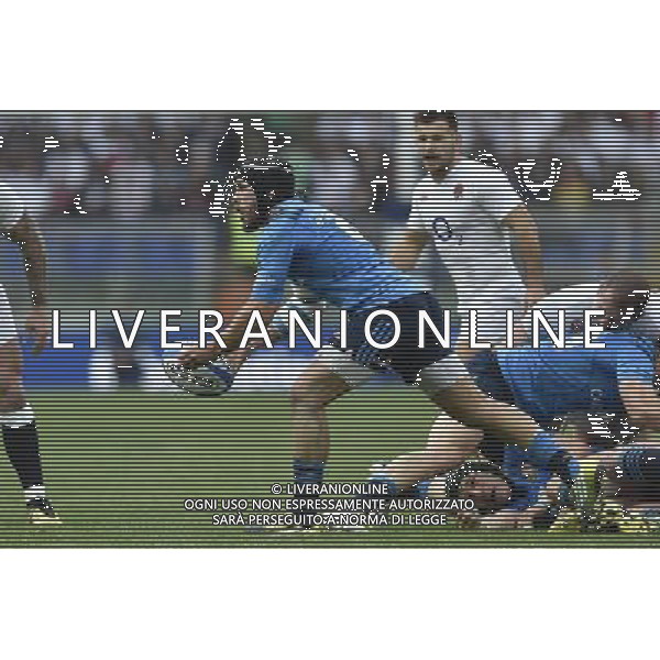 RBS 6 Nazioni Rugby 2016 2 giornata - Italia vs Inghilterra - Roma - 14.02.2016 - Stadio Olimpico - nella foto: Edoardo Gori / Ph. Corradetti - Ag. Aldo Liverani sas