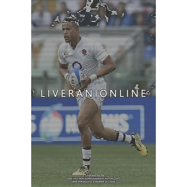 RBS 6 Nazioni Rugby 2016 2 giornata - Italia vs Inghilterra - Roma - 14.02.2016 - Stadio Olimpico - nella foto: Anthony Watson / Ph. Corradetti - Ag. Aldo Liverani sas