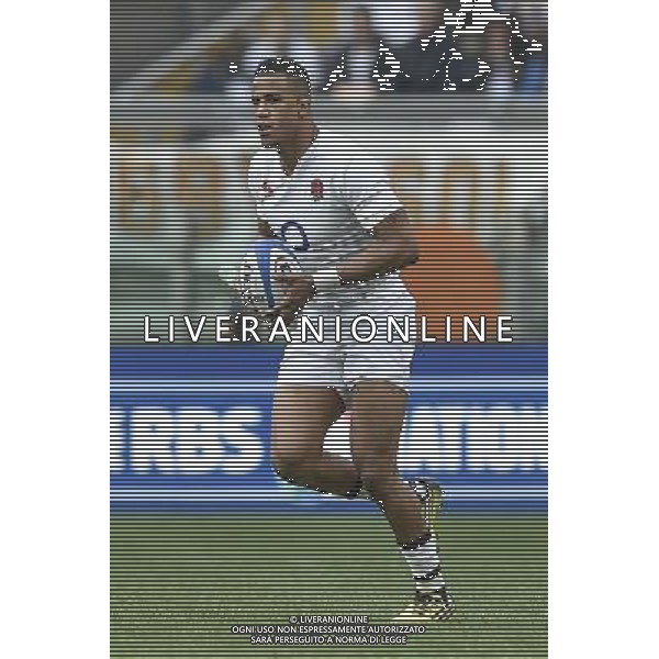 RBS 6 Nazioni Rugby 2016 2 giornata - Italia vs Inghilterra - Roma - 14.02.2016 - Stadio Olimpico - nella foto: Anthony Watson / Ph. Corradetti - Ag. Aldo Liverani sas