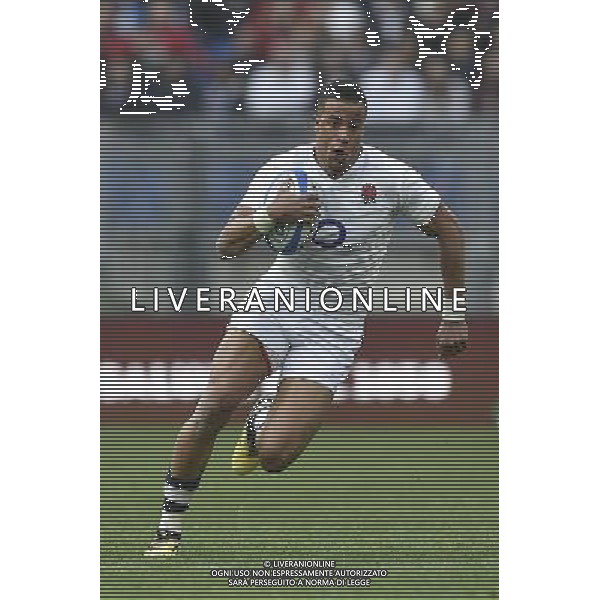RBS 6 Nazioni Rugby 2016 2 giornata - Italia vs Inghilterra - Roma - 14.02.2016 - Stadio Olimpico - nella foto: Anthony Watson / Ph. Corradetti - Ag. Aldo Liverani sas