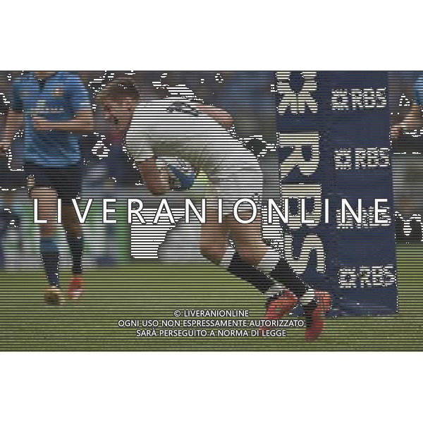 RBS 6 Nazioni Rugby 2016 2 giornata - Italia vs Inghilterra - Roma - 14.02.2016 - Stadio Olimpico - nella foto: Owen Farrell / Ph. Corradetti - Ag. Aldo Liverani sas