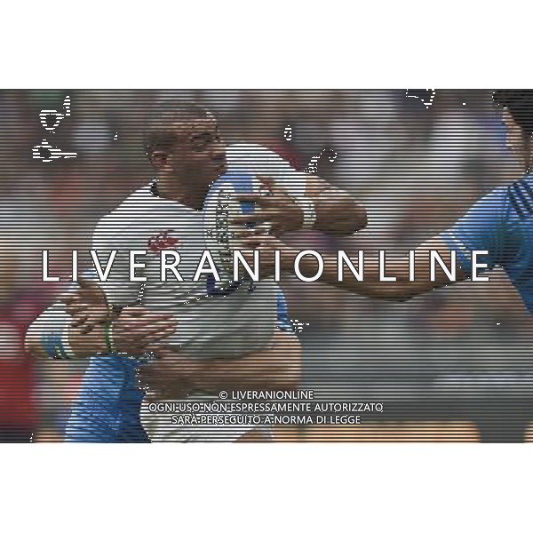 RBS 6 Nazioni Rugby 2016 2 giornata - Italia vs Inghilterra - Roma - 14.02.2016 - Stadio Olimpico - nella foto: Jonathan Joseph / Ph. Corradetti - Ag. Aldo Liverani sas