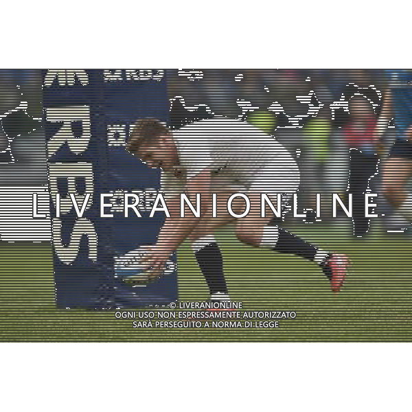 RBS 6 Nazioni Rugby 2016 2 giornata - Italia vs Inghilterra - Roma - 14.02.2016 - Stadio Olimpico - nella foto: La meta di Owen Farrell / Ph. Corradetti - Ag. Aldo Liverani sas