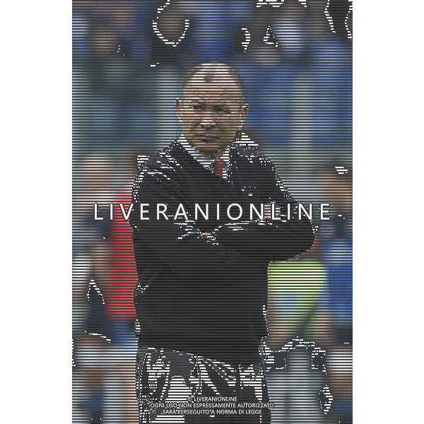 RBS 6 Nazioni Rugby 2016 2 giornata - Italia vs Inghilterra - Roma - 14.02.2016 - Stadio Olimpico - nella foto: Eddie Jones / Ph. Corradetti - Ag. Aldo Liverani sas