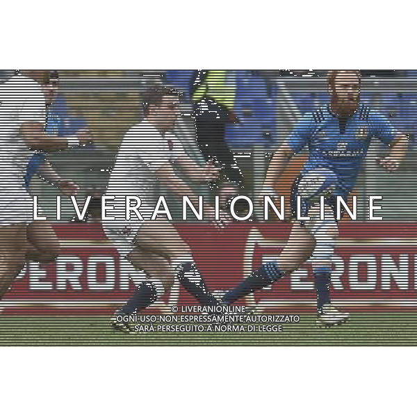 RBS 6 Nazioni Rugby 2016 2 giornata - Italia vs Inghilterra - Roma - 14.02.2016 - Stadio Olimpico - nella foto: George Ford / Ph. Corradetti - Ag. Aldo Liverani sas