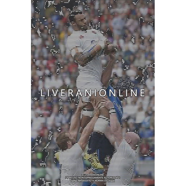 RBS 6 Nazioni Rugby 2016 2 giornata - Italia vs Inghilterra - Roma - 14.02.2016 - Stadio Olimpico - nella foto: Courtney Lawes / Ph. Corradetti - Ag. Aldo Liverani sas