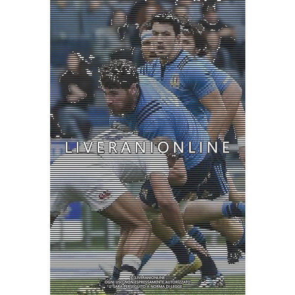 RBS 6 Nazioni Rugby 2016 2 giornata - Italia vs Inghilterra - Roma - 14.02.2016 - Stadio Olimpico - nella foto: George Fabio Biagi / Ph. Corradetti - Ag. Aldo Liverani sas