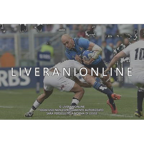 RBS 6 Nazioni Rugby 2016 2 giornata - Italia vs Inghilterra - Roma - 14.02.2016 - Stadio Olimpico - nella foto: Sergio Parisse / Ph. Corradetti - Ag. Aldo Liverani sas