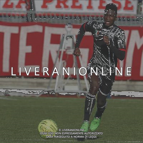 RIMINI vs ROBUR SIENA, Campionato di Calcio Lega Pro, Girone B, 22» giornata, 14/02/2016, nella foto:BEYE MOUSTAPHA IN AZIONE, ph.CLAUDIO ZAMAGNI/AGENZIA ALDO LIVERANI S.A.S.