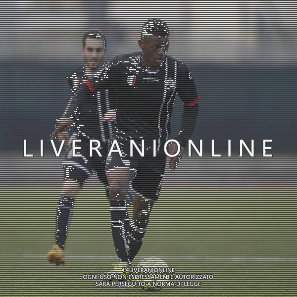 RIMINI vs ROBUR SIENA, Campionato di Calcio Lega Pro, Girone B, 22» giornata, 14/02/2016, nella foto: YAMGA ARTHUR KEVIN, IN AZIONE, ph.CLAUDIO ZAMAGNI/AGENZIA ALDO LIVERANI S.A.S.