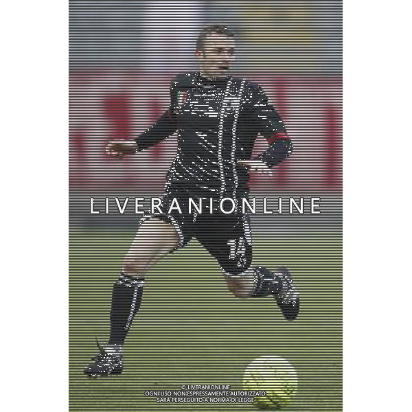 RIMINI vs ROBUR SIENA, Campionato di Calcio Lega Pro, Girone B, 22» giornata, 14/02/2016, nella foto: LA VISTA GIORGIO, IN AZIONE, ph.CLAUDIO ZAMAGNI/AGENZIA ALDO LIVERANI S.A.S.