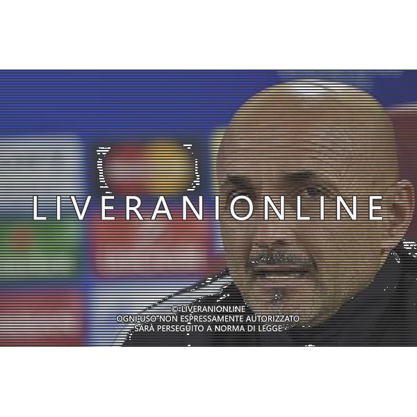 ROMA TRIGORIA CONFERENZA STAMPA CHAMPIONS LEAGUE 16-02-2016 NELLA FOTO LUCIANO SPALLETTI AG ALDO LIVERANI SAS