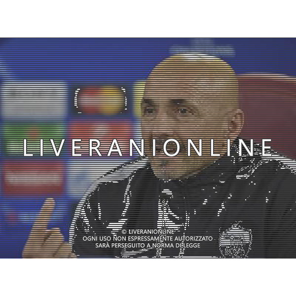 ROMA TRIGORIA CONFERENZA STAMPA CHAMPIONS LEAGUE 16-02-2016 NELLA FOTO LUCIANO SPALLETTI AG ALDO LIVERANI SAS