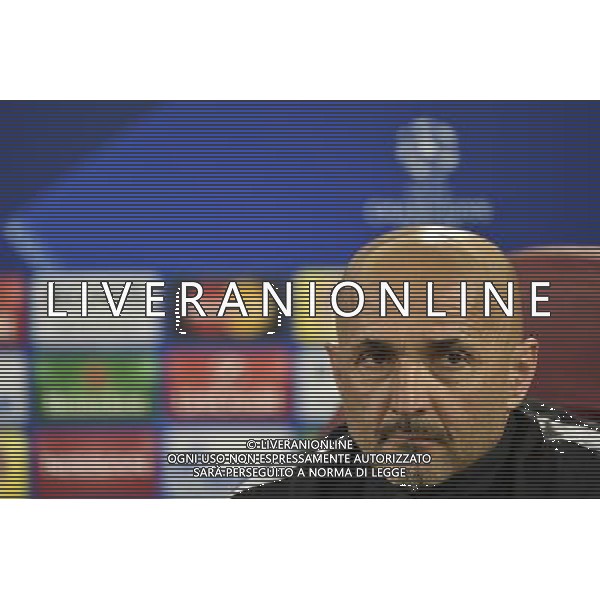 ROMA TRIGORIA CONFERENZA STAMPA CHAMPIONS LEAGUE 16-02-2016 NELLA FOTO LUCIANO SPALLETTI AG ALDO LIVERANI SAS