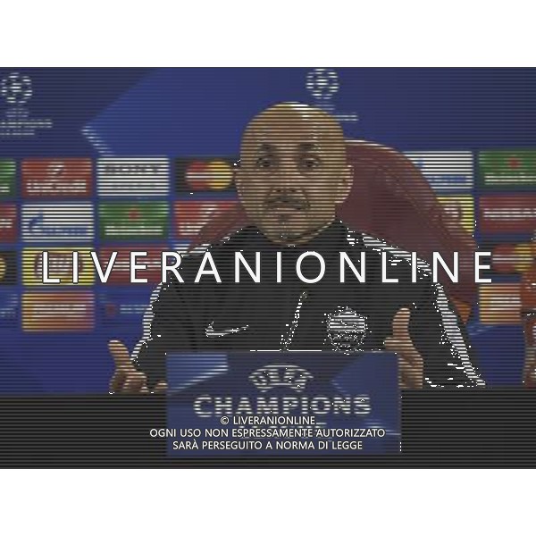 ROMA TRIGORIA CONFERENZA STAMPA CHAMPIONS LEAGUE 16-02-2016 NELLA FOTO LUCIANO SPALLETTI AG ALDO LIVERANI SAS