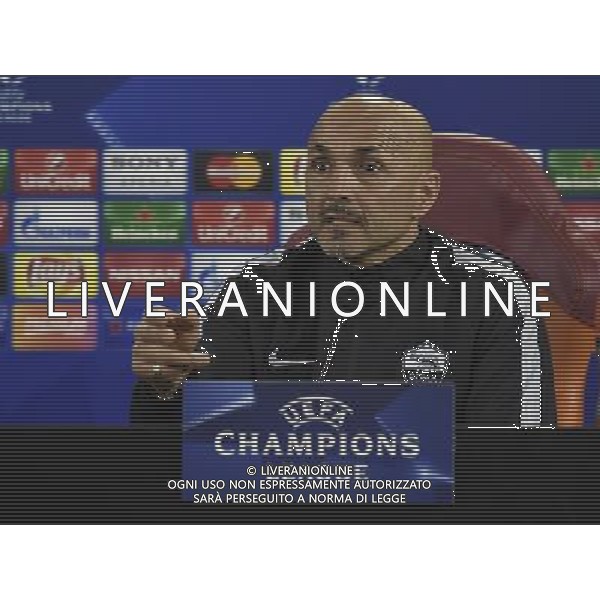 ROMA TRIGORIA CONFERENZA STAMPA CHAMPIONS LEAGUE 16-02-2016 NELLA FOTO LUCIANO SPALLETTI AG ALDO LIVERANI SAS