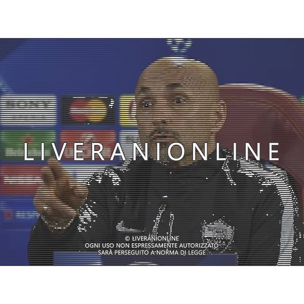 ROMA TRIGORIA CONFERENZA STAMPA CHAMPIONS LEAGUE 16-02-2016 NELLA FOTO LUCIANO SPALLETTI AG ALDO LIVERANI SAS