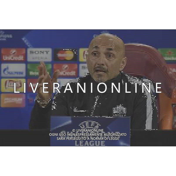 ROMA TRIGORIA CONFERENZA STAMPA CHAMPIONS LEAGUE 16-02-2016 NELLA FOTO LUCIANO SPALLETTI AG ALDO LIVERANI SAS