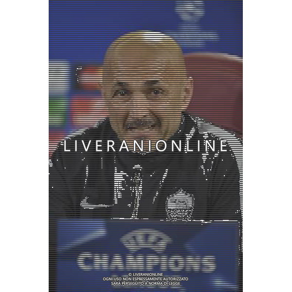 ROMA TRIGORIA CONFERENZA STAMPA CHAMPIONS LEAGUE 16-02-2016 NELLA FOTO LUCIANO SPALLETTI AG ALDO LIVERANI SAS