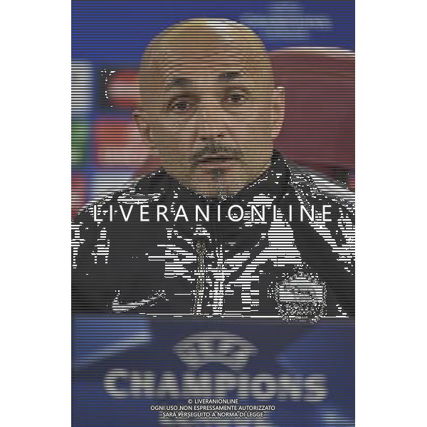 ROMA TRIGORIA CONFERENZA STAMPA CHAMPIONS LEAGUE 16-02-2016 NELLA FOTO LUCIANO SPALLETTI AG ALDO LIVERANI SAS