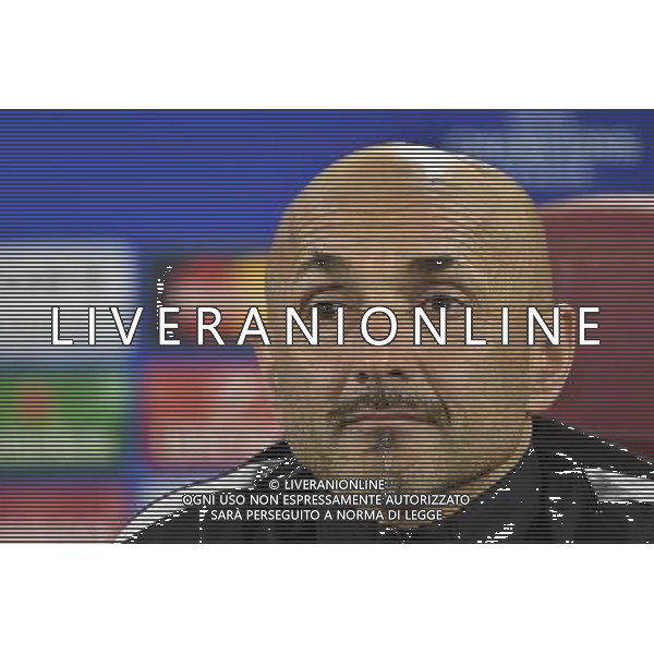 ROMA TRIGORIA CONFERENZA STAMPA CHAMPIONS LEAGUE 16-02-2016 NELLA FOTO LUCIANO SPALLETTI AG ALDO LIVERANI SAS