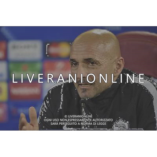 ROMA TRIGORIA CONFERENZA STAMPA CHAMPIONS LEAGUE 16-02-2016 NELLA FOTO LUCIANO SPALLETTI AG ALDO LIVERANI SAS
