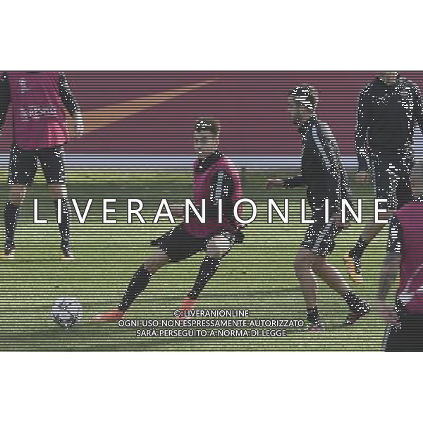 UEFA Champions League 2015-2016 Allenamento AS Roma Centro sportivo Fulvio Bernardini - nella foto: Stephan El Shaarawy / Ph. Corradetti - Ag. Aldo Liverani Sas