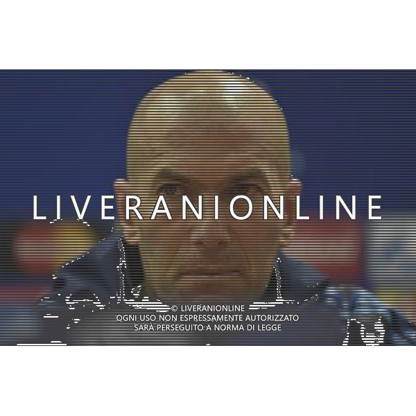 ROMA - CHAMPIONS LEAGUE CONFERENZA STAMPA REAL MADRID ZINEDINE ZIDANE E RONALDO NELLA FOTO ZINEDINE ZIDANE FOTO FABRIZIO CORRADETTI-AG ALDO LIVERANI SAS