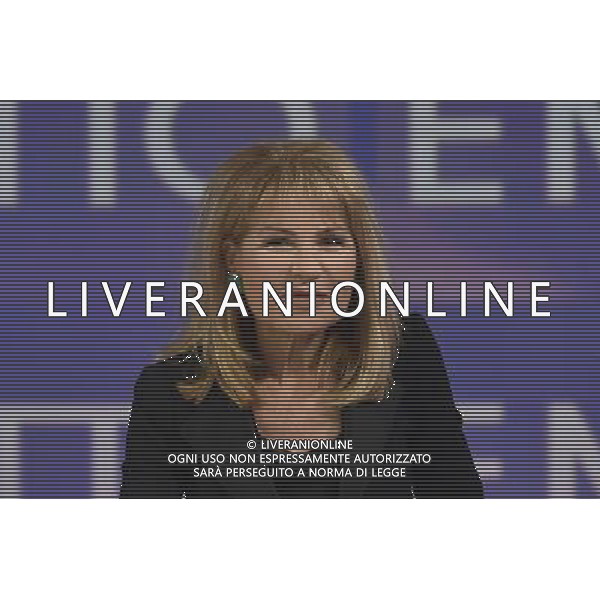 ROMA 16-02.2016 TRASMISSIONE TELEVISIVAÒOTTO E MEZZAÒ OSPITE ALFIO MARCHINI NELLA FOTO LILLI GRUBER FOTO FABRIZIO CORRADETTI-AG ALDO LIVERANI SAS 