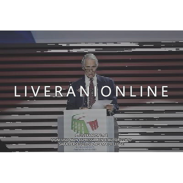 Presentazione del \'Progetto di Candidatura ai Giochi Olimpici e Paralimpici del 2024\' presso il Palazzo dei Congressi a Roma 17 febbraio 2016 nella foto Giovanni Malago\' ©Corradetti / AGENZIA ALDO LIVERANI SAS 