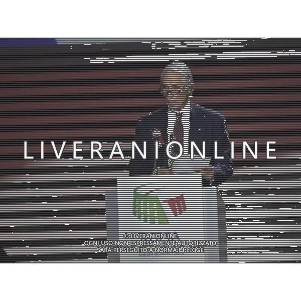 Presentazione del \'Progetto di Candidatura ai Giochi Olimpici e Paralimpici del 2024\' presso il Palazzo dei Congressi a Roma 17 febbraio 2016 nella foto Giovanni Malago\' ©Corradetti / AGENZIA ALDO LIVERANI SAS 