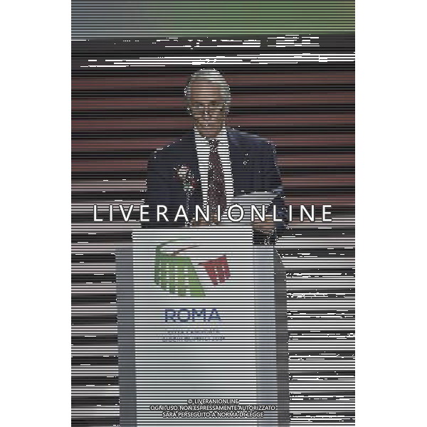 Presentazione del \'Progetto di Candidatura ai Giochi Olimpici e Paralimpici del 2024\' presso il Palazzo dei Congressi a Roma 17 febbraio 2016 nella foto Giovanni Malago\' ©Corradetti / AGENZIA ALDO LIVERANI SAS 