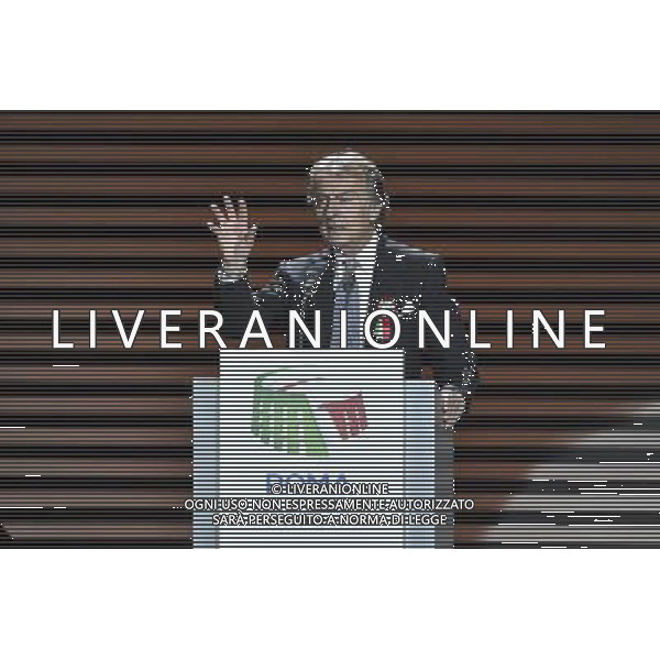 Presentazione del \'Progetto di Candidatura ai Giochi Olimpici e Paralimpici del 2024\' presso il Palazzo dei Congressi a Roma 17 febbraio 2016 nella foto Luca Cordero di Montezemolo ©Corradetti / AGENZIA ALDO LIVERANI SAS 