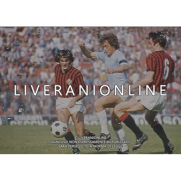 RETROSPETTIVA VINCENZO D\'AMICO CALCIATORE NELLA FOTO VNCENZO D\'AMICO CON LA MAGLIA DELLA LAZIO AG ALDO LIVERANI SAS
