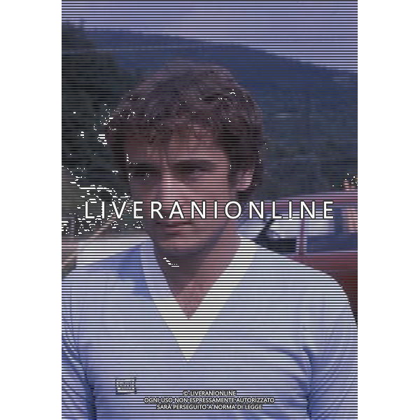 RETROSPETTIVA VINCENZO D\'AMICO CALCIATORE NELLA FOTO VNCENZO D\'AMICO CON LA MAGLIA DELLA LAZIO AG ALDO LIVERANI SAS