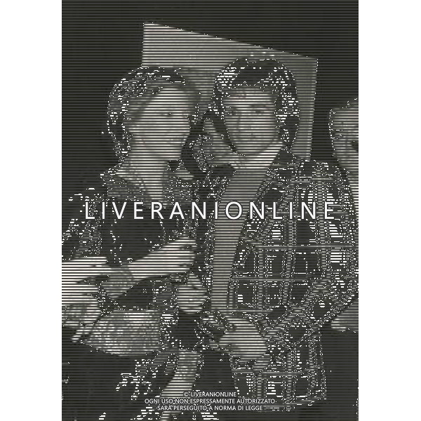 RETROSPETTIVA VINCENZO D\'AMICO CALCIATORE NELLA FOTO VNCENZO D\'AMICO CON MARIANGELA MELATO AG ALDO LIVERANI SAS