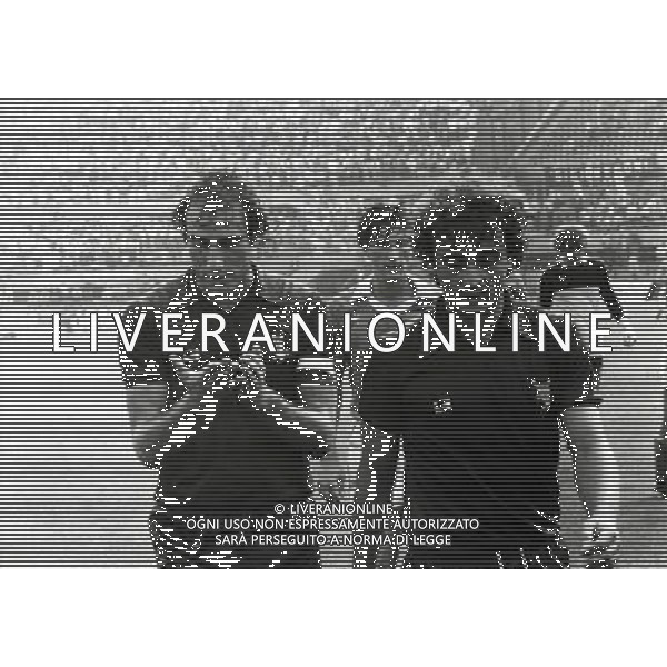 RETROSPETTIVA VINCENZO D\'AMICO CALCIATORE NELLA FOTO VNCENZO D\'AMICON CON LA MAGLIA DEL TORINO CON FRANCESCO GRAZIANI AG ALDO LIVERANI SAS