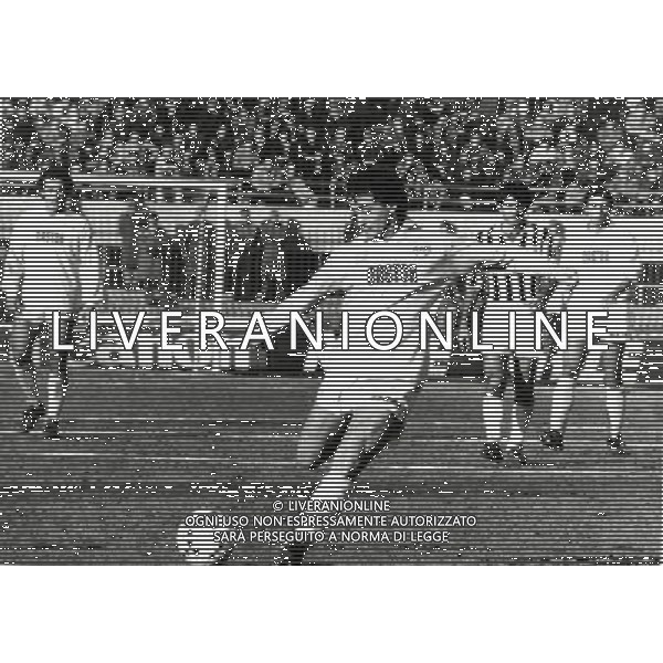 RETROSPETTIVA VINCENZO D\'AMICO CALCIATORE NELLA FOTO VNCENZO D\'AMICO CON LA MAGLIA DELLA LAZIO AG ALDO LIVERANI SAS