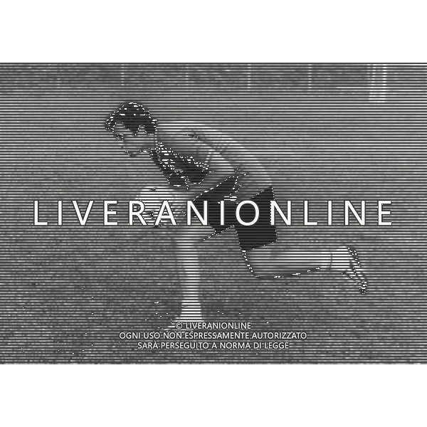 RETROSPETTIVA VINCENZO D\'AMICO CALCIATORE NELLA FOTO VNCENZO D\'AMICO CON LA MAGLIA DELLA LAZIO AG ALDO LIVERANI SAS
