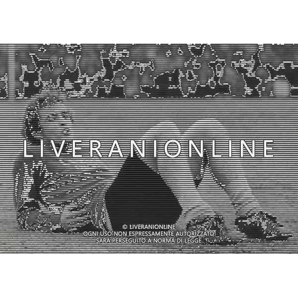 RETROSPETTIVA VINCENZO D\'AMICO CALCIATORE NELLA FOTO VNCENZO D\'AMICO CON LA MAGLIA DELLA LAZIO AG ALDO LIVERANI SAS