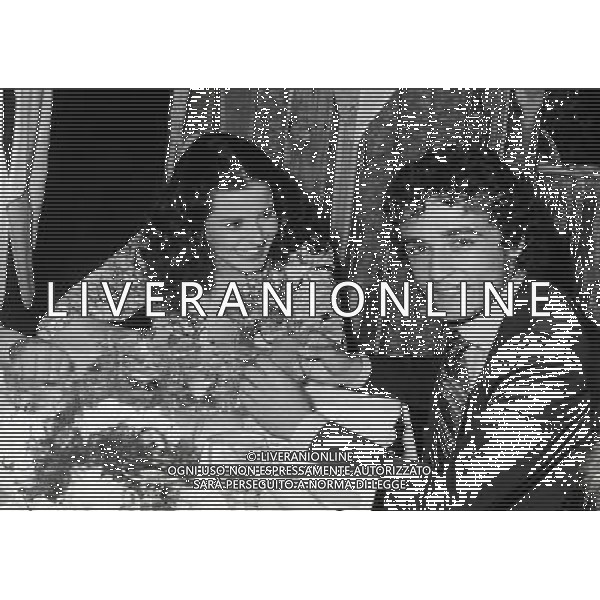 RETROSPETTIVA VINCENZO D\'AMICO CALCIATORE NELLA FOTO VNCENZO D\'AMICON CON JENNY TAMBURI AG ALDO LIVERANI SAS