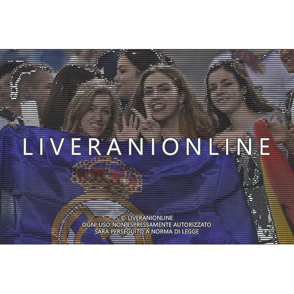 UEFA Champions League 2015-2016 ottavi di finale - Roma 17.02.2016 - AS Roma vs Real Madrid - nella foto: tifosi del Real Madrid / Ph. Corradetti - Ag. Aldo Liverani Sas / AGENZIA ALDO LIVERANI SAS 