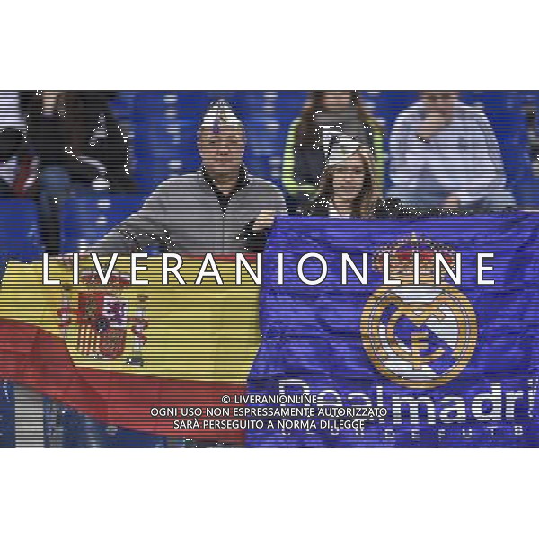 UEFA Champions League 2015-2016 ottavi di finale - Roma 17.02.2016 - AS Roma vs Real Madrid - nella foto: tifosi del Real Madrid / Ph. Corradetti - Ag. Aldo Liverani Sas / AGENZIA ALDO LIVERANI SAS 