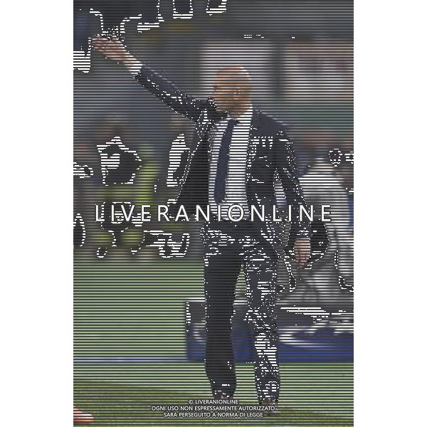 UEFA Champions League 2015-2016 ottavi di finale - Roma 17.02.2016 - AS Roma vs Real Madrid - nella foto: Zinedine Zidane / Ph. Corradetti - Ag. Aldo Liverani Sas / AGENZIA ALDO LIVERANI SAS 