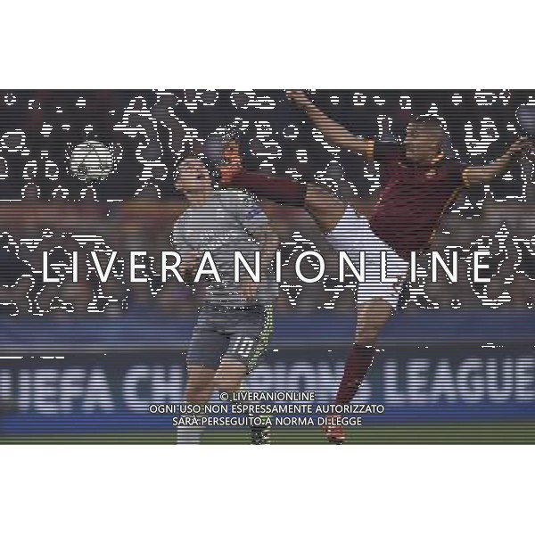 UEFA Champions League 2015-2016 ottavi di finale - Roma 17.02.2016 - AS Roma vs Real Madrid - nella foto: Antonio Rudiger e James Rodriguez / Ph. Corradetti - Ag. Aldo Liverani Sas / AGENZIA ALDO LIVERANI SAS 