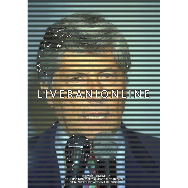 19-12-1996 MILANO LEGA CALCIO VIA ROSSELLINI- ASSEMBLEA PRESIDENTI NELLA FOTO LUCIANO NIZZOLA AG ALDO LIVERANI SAS