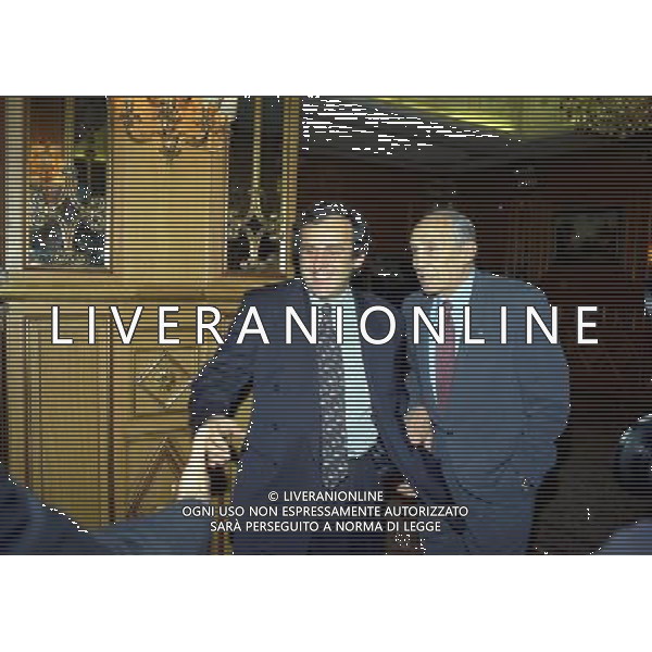 19-12-1996 MILANO LEGA CALCIO VIA ROSSELLINI- ASSEMBLEA PRESIDENTI NELLA FOTO MICHEL PLATINICON ENZO BEARZOT AG ALDO LIVERANI SAS