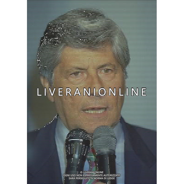 19-12-1996 MILANO LEGA CALCIO VIA ROSSELLINI- ASSEMBLEA PRESIDENTI NELLA FOTO LUCIANO NIZOLA AG ALDO LIVERANI SAS