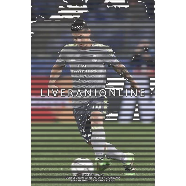 UEFA Champions League 2015-2016 ottavi di finale - Roma 17.02.2016 - AS Roma vs Real Madrid - nella foto: James Rodriguez / Ph. Corradetti - Ag. Aldo Liverani Sas / AGENZIA ALDO LIVERANI SAS 
